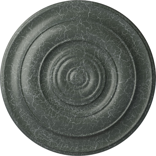 Ekena Millwork Niobe Ceiling Medallion (Fits Canopies up to 8 5/8"), 18"OD x 1 1/2"P, Athenian Green Crackle CM18NIAGC - main